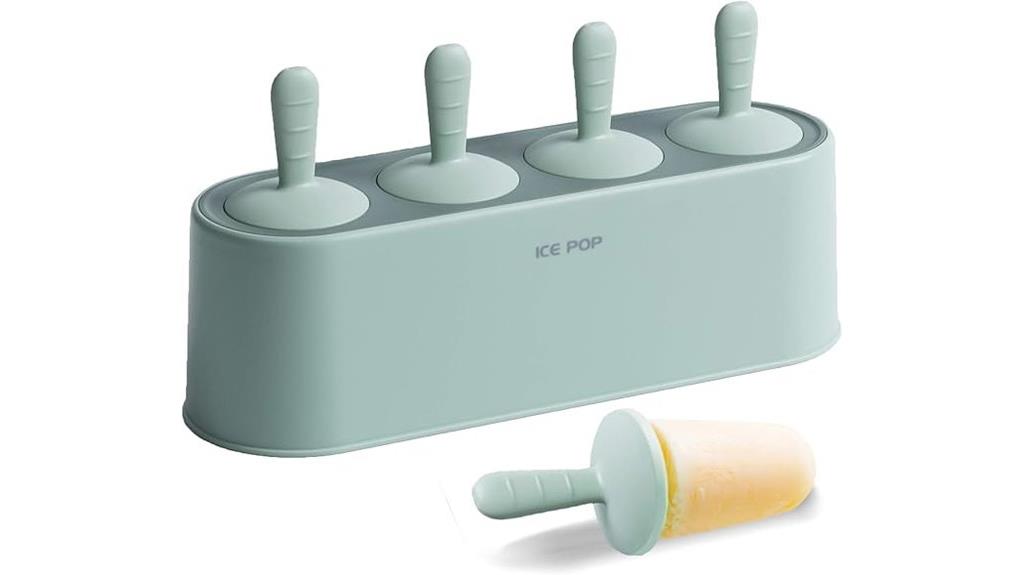 reusable silicone ice pop molds