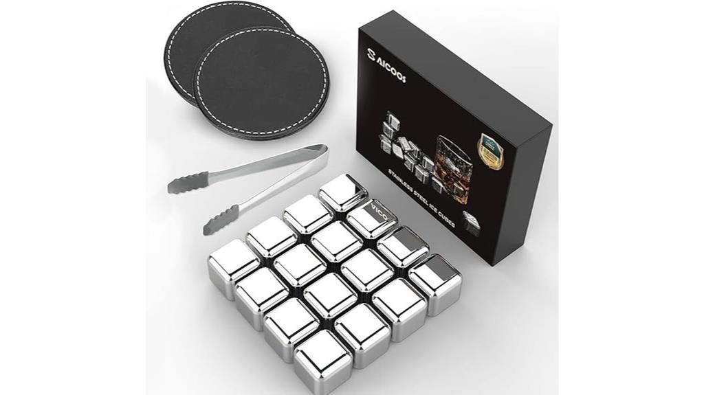 reusable stainless steel ice