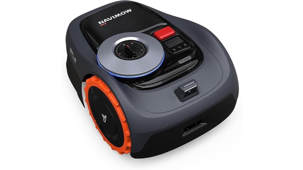 robot lawn mower with ai