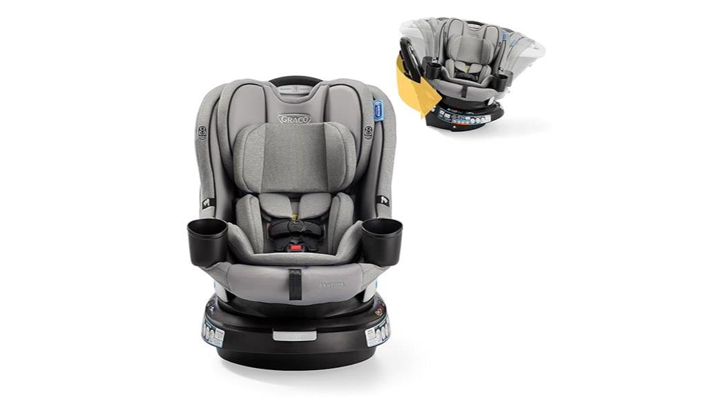 rotatable convertible child seat