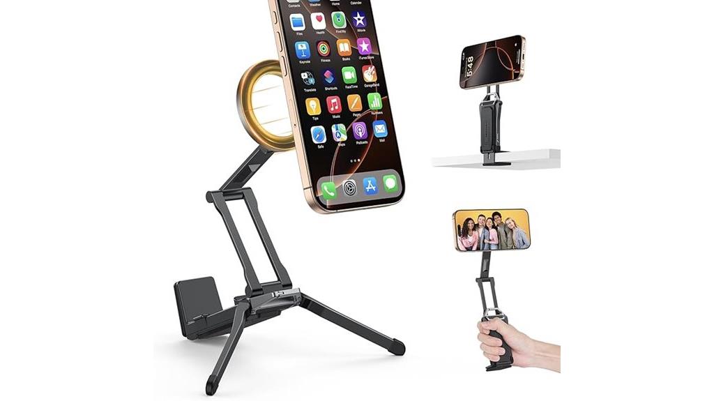rotating magnetic phone stand