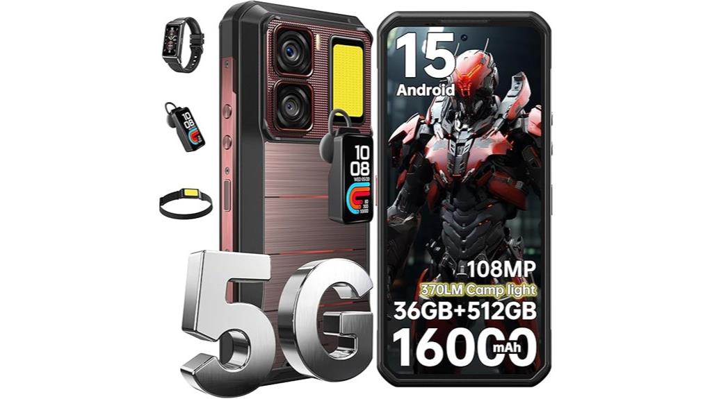 rugged 5g android phone