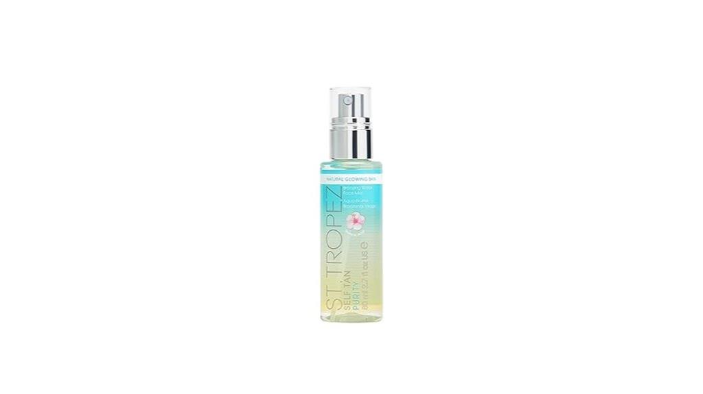 self tanning face mist