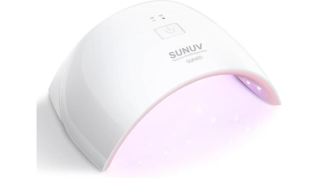 sensor activated gel nail lamp