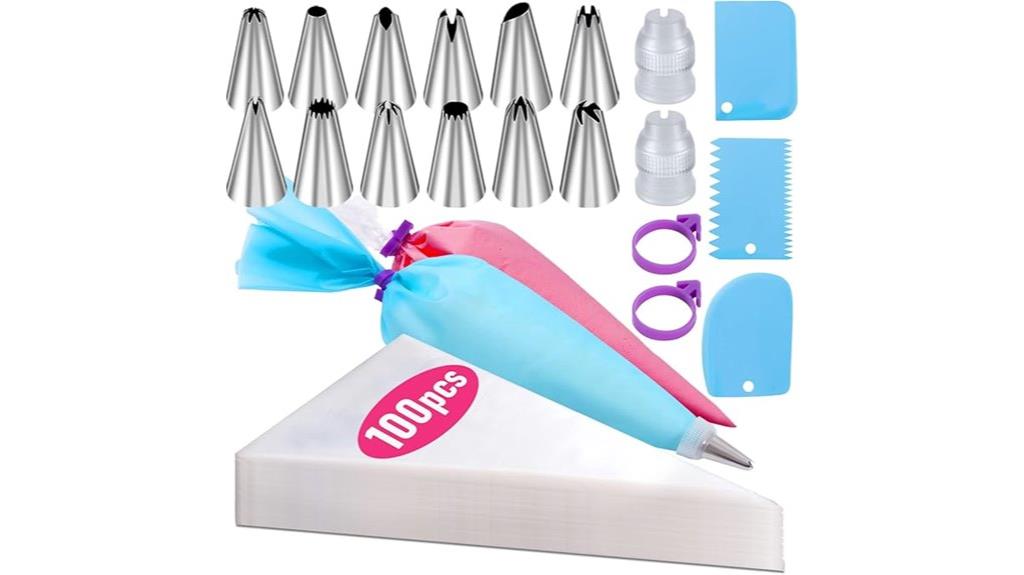 set of 100 piping bags