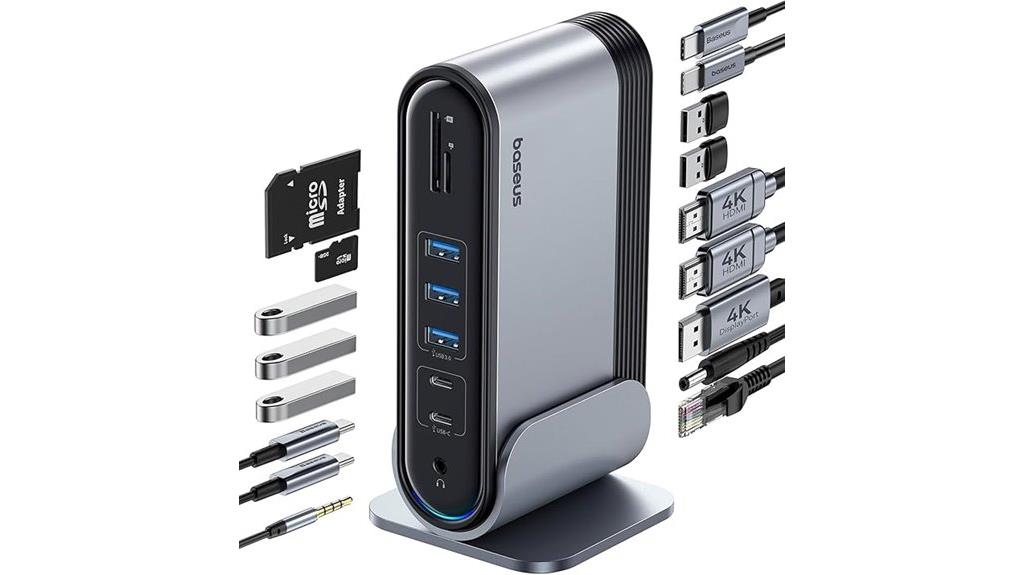 seventeen in one laptop dock