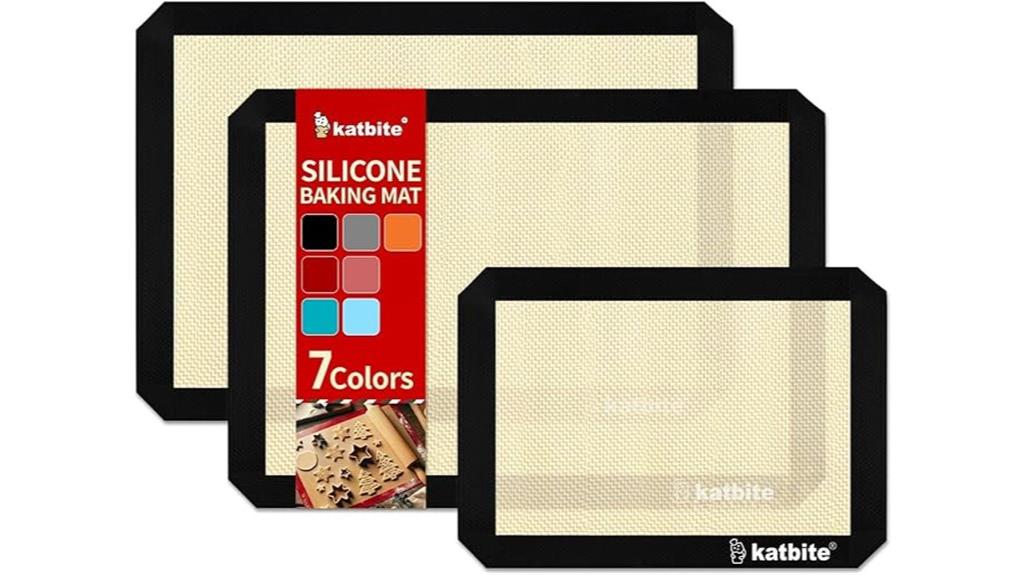 silicone baking mats set
