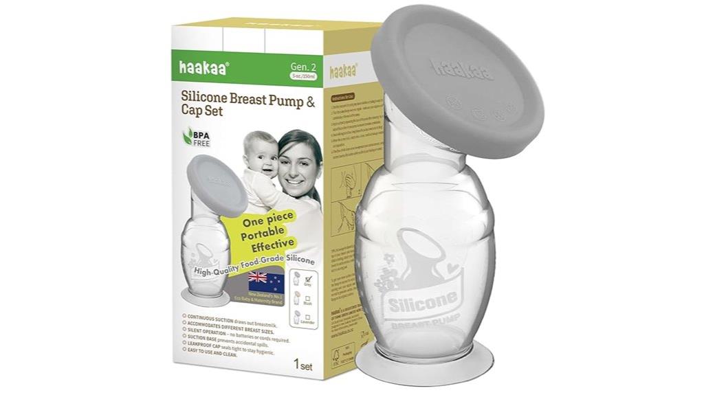 silicone breast pump set