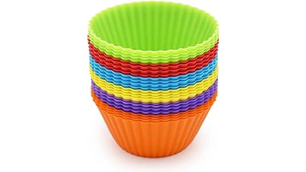 silicone cupcake baking cups