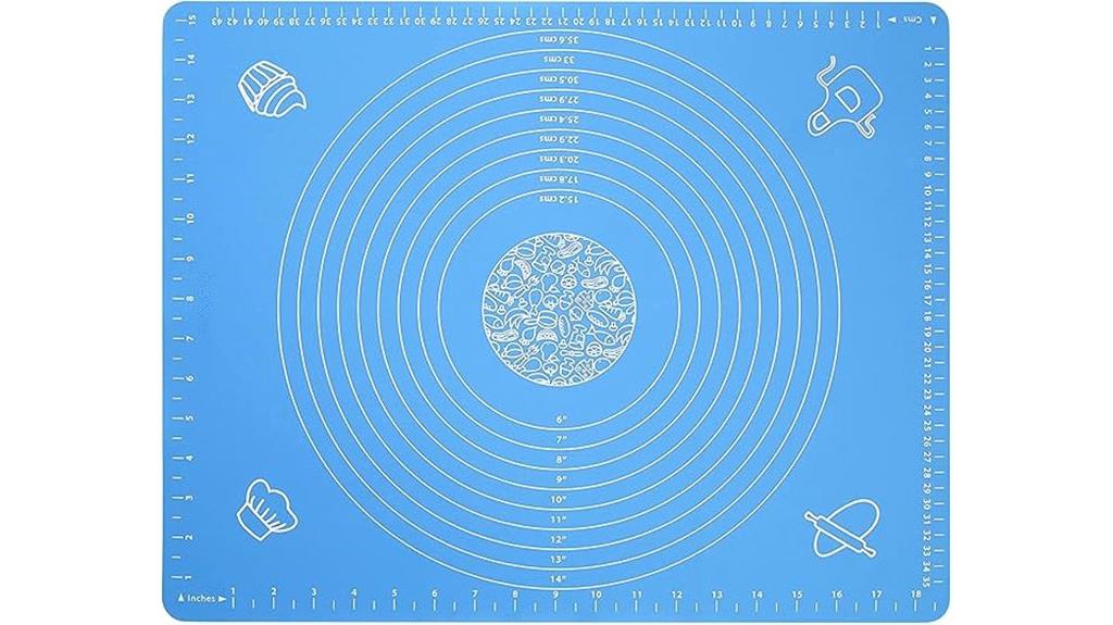 silicone pastry dough mat