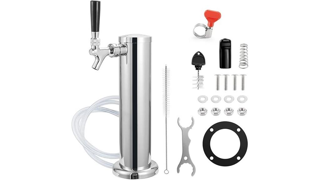 single tap draft tower