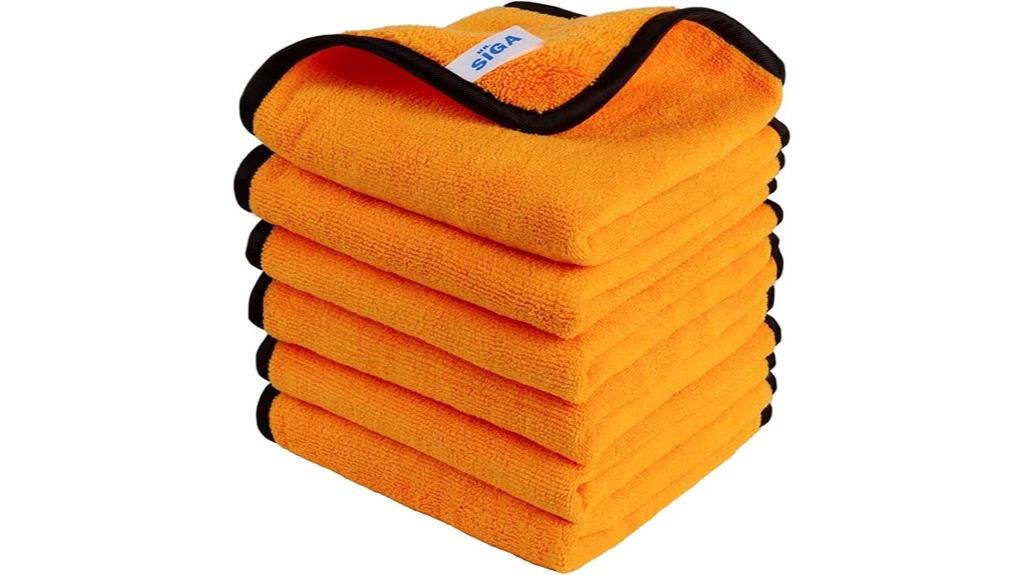 six pack microfiber towels