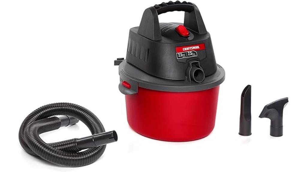 small capacity wet dry vacuum