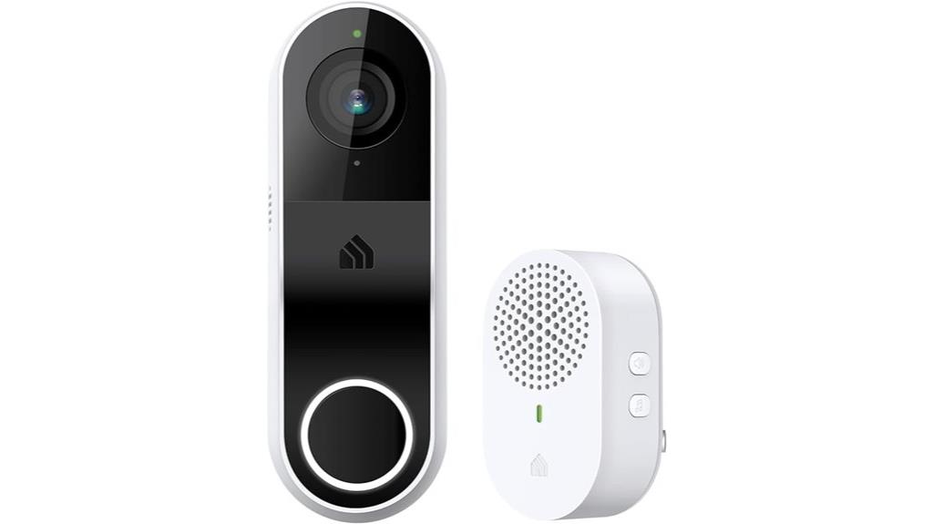 smart video doorbell with chime