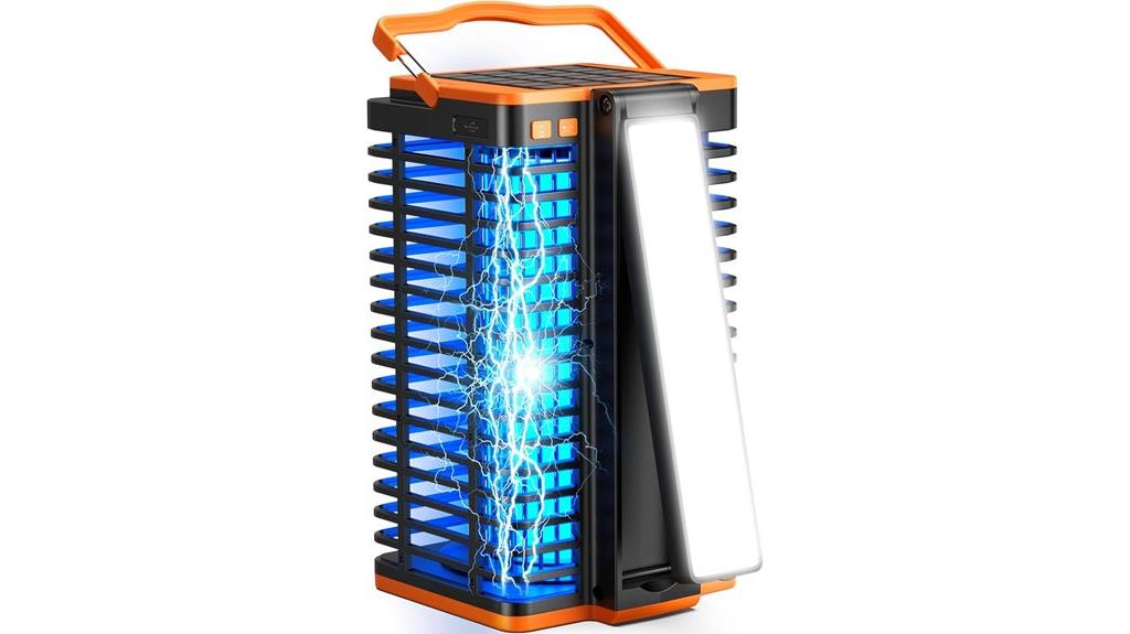 solar mosquito zapper lamp