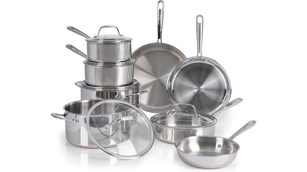 stainless steel cookware set