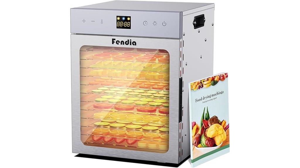 stainless steel digital dehydrator