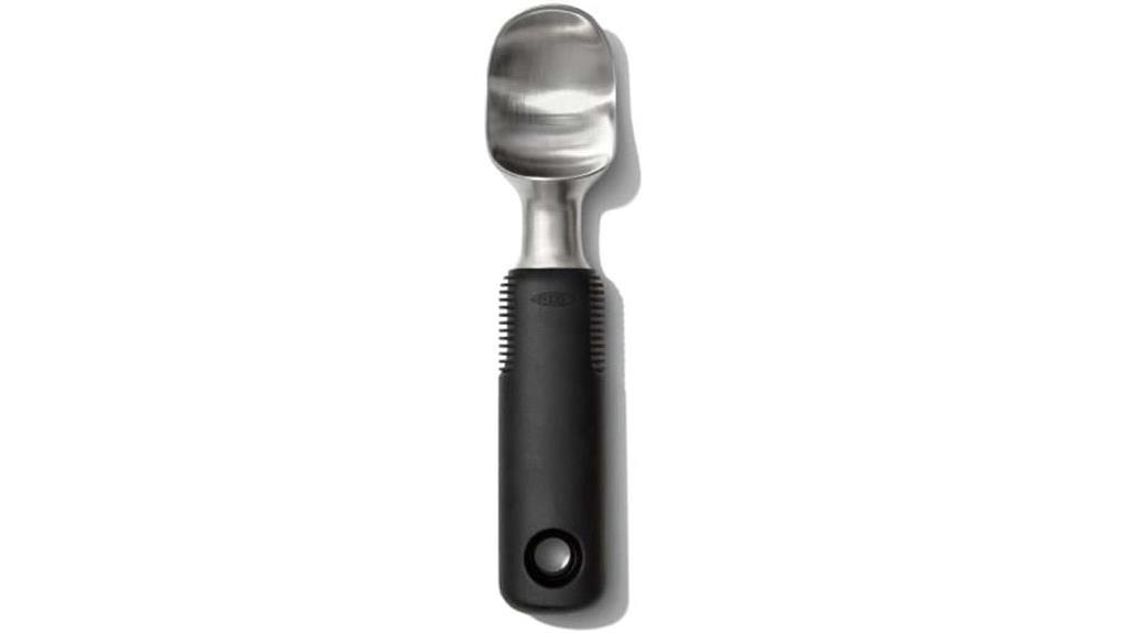 stainless steel ice cream scoop