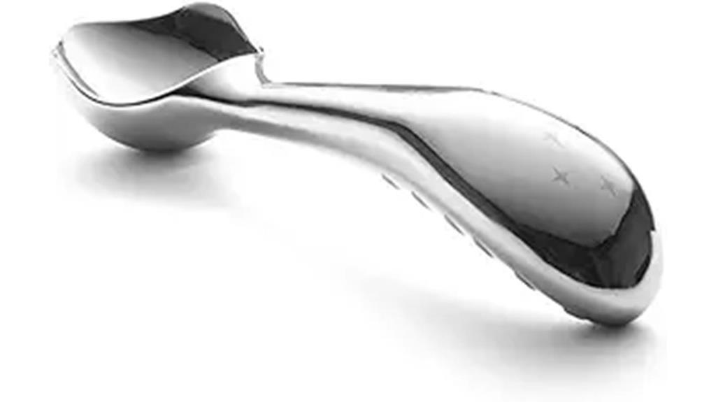stainless steel ice scoop
