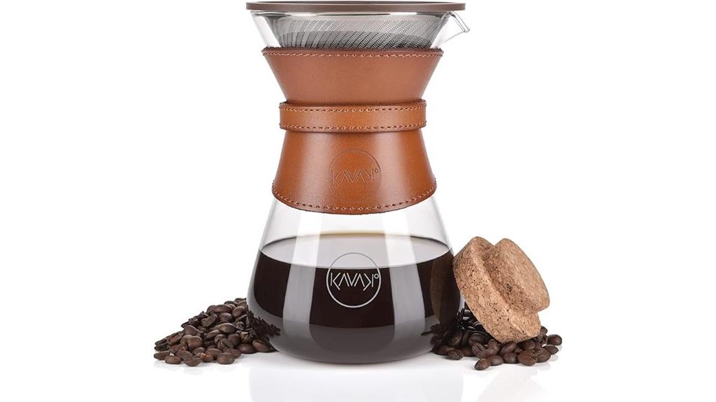 stainless steel pour over