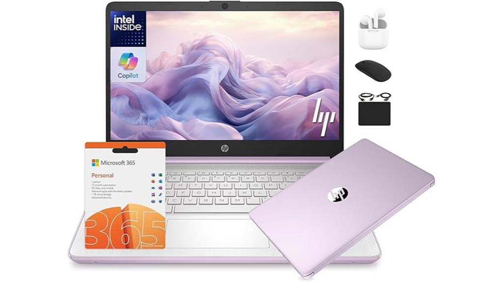 student and business laptop