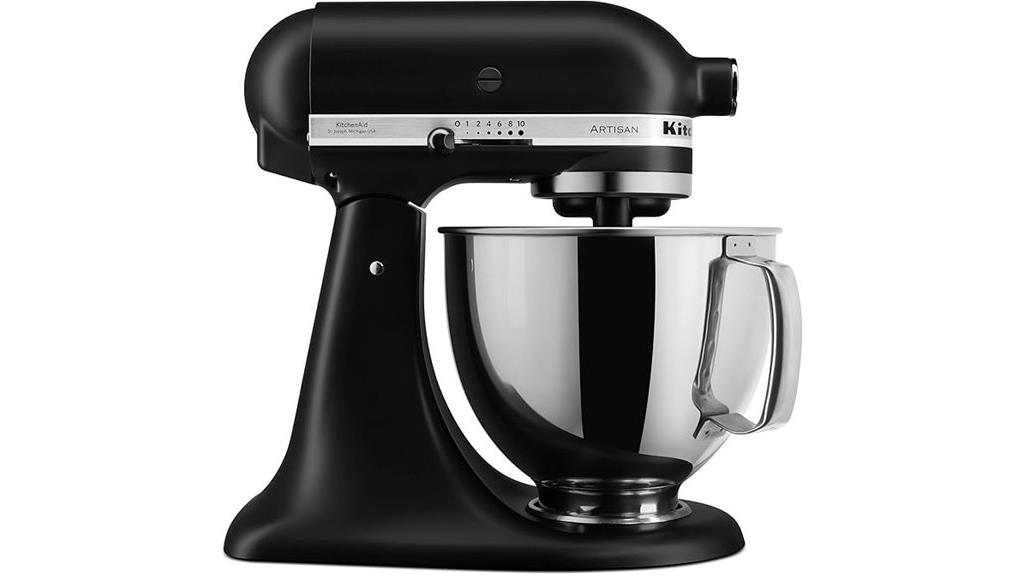 stylish 5 quart tilt head mixer