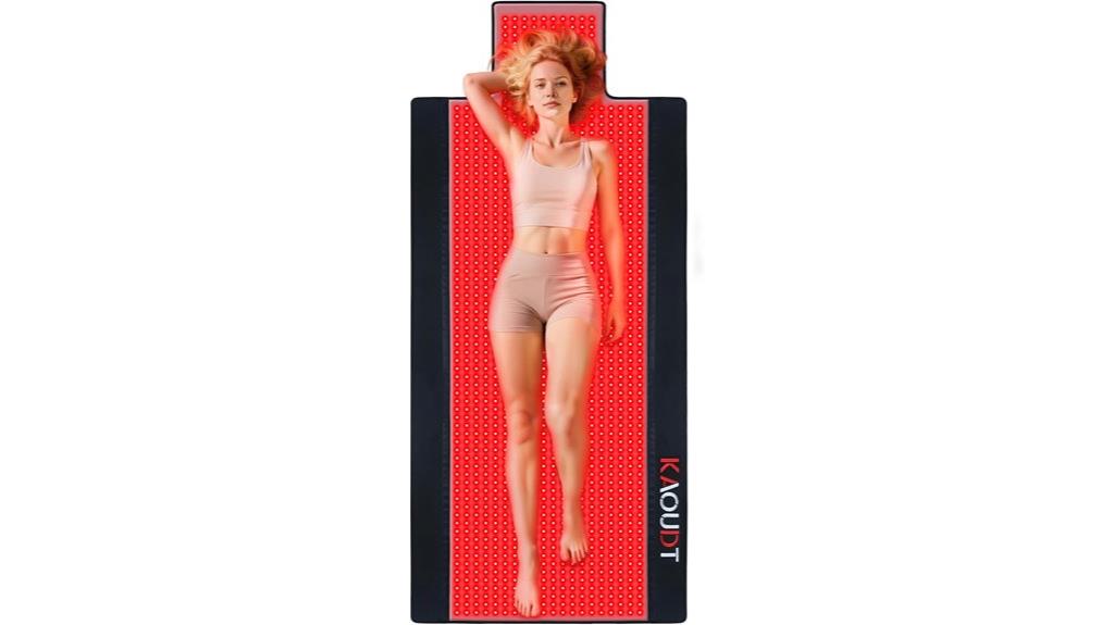 therapeutic red light mat