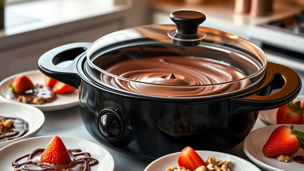top chocolate melting pots