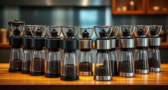 top conical burr grinders