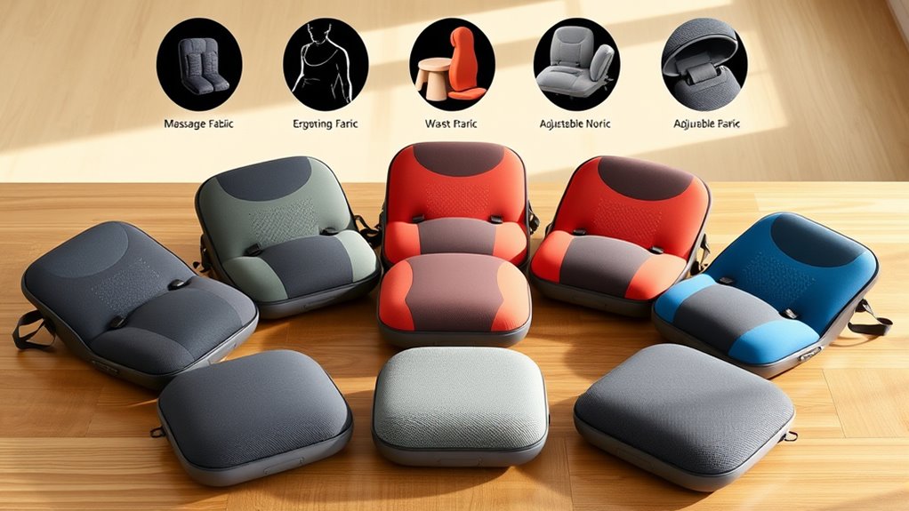 top portable shiatsu cushions
