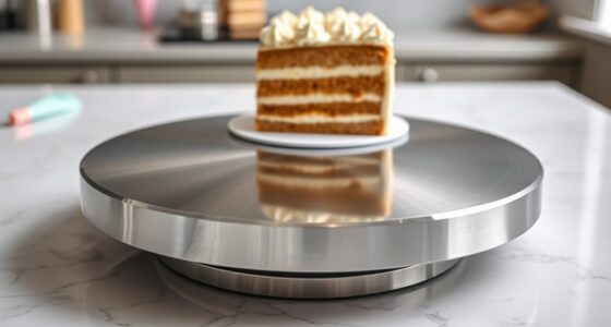 top rotating cake stands