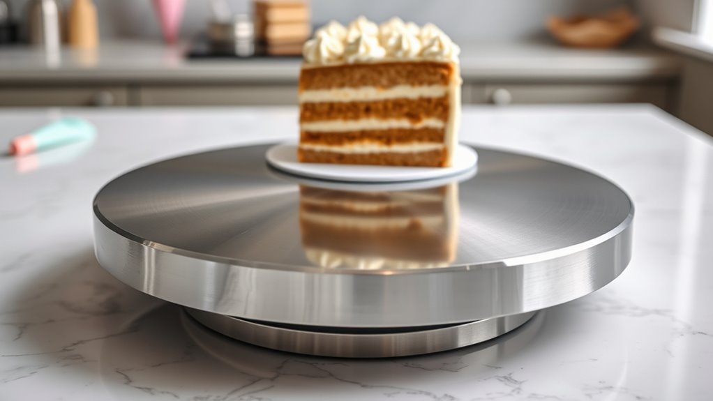 top rotating cake stands