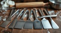 top stainless steel dough scrapers