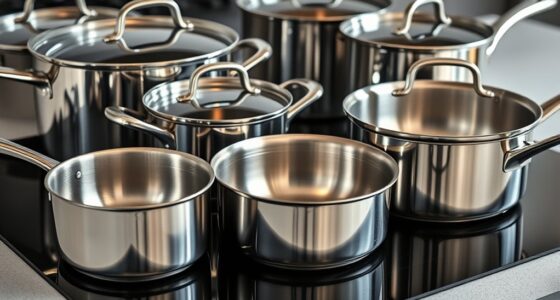 top stainless steel induction cookware