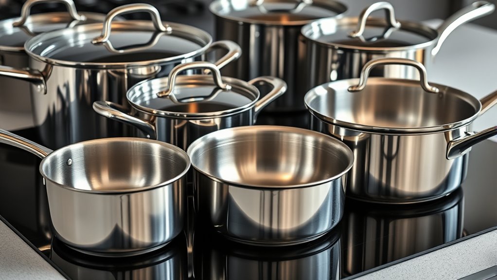 top stainless steel induction cookware
