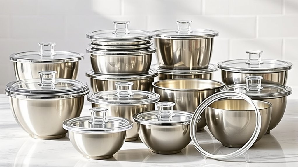 top stainless steel mixing bowls