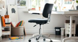 top swivel desk stools