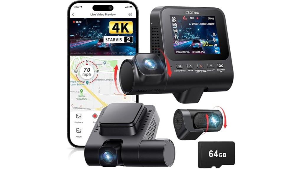 triple camera 4k setup