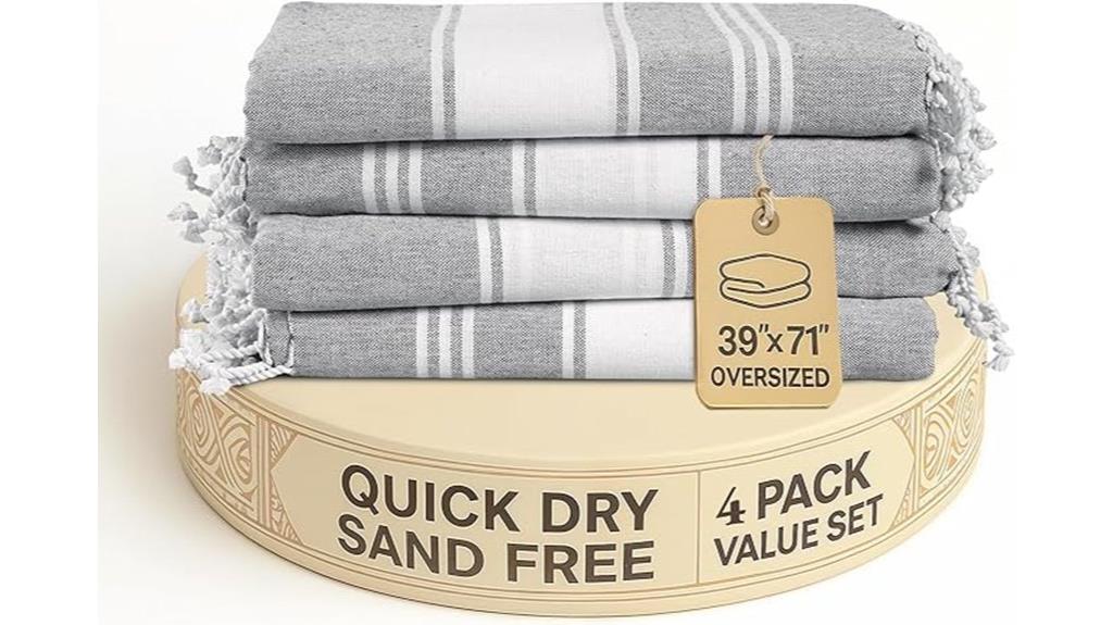 turkish beach towel set