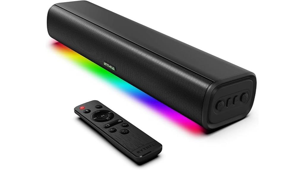 tv sound bar with bass