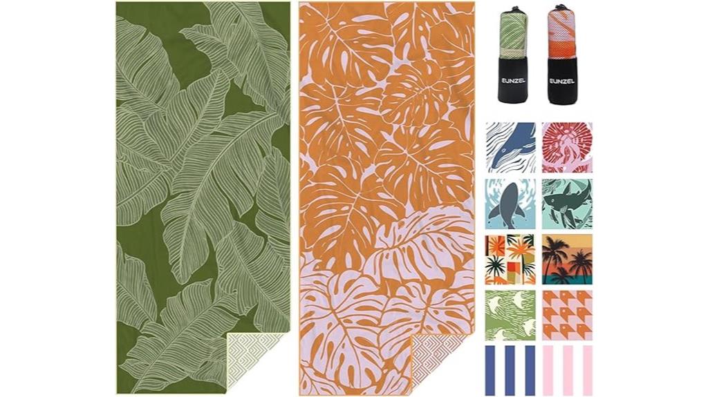 two pack microfiber towels