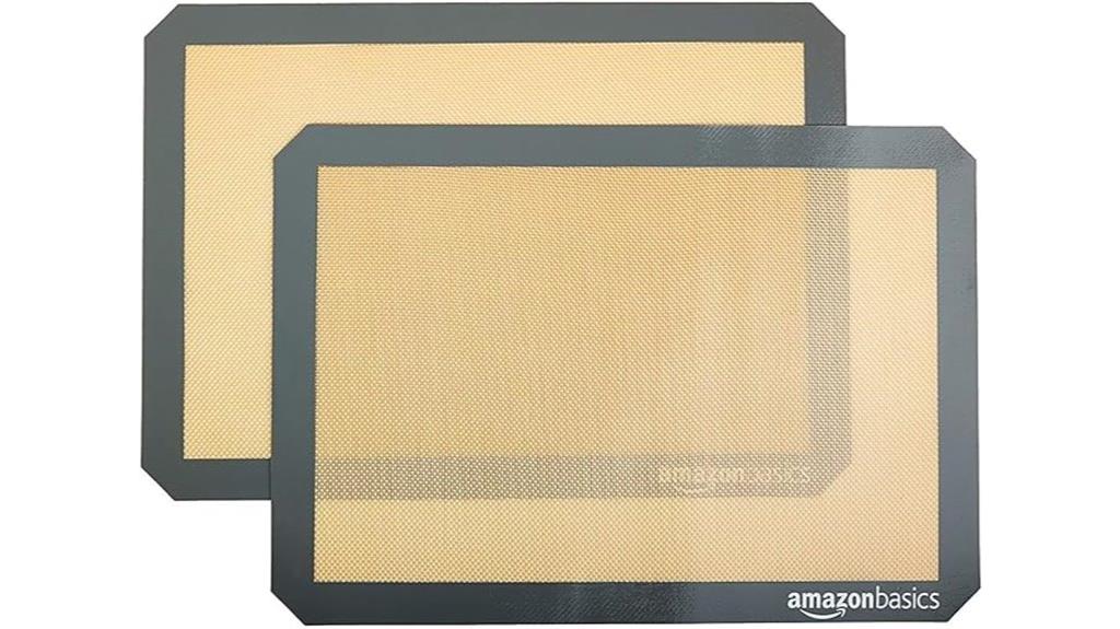 two pack silicone baking mats