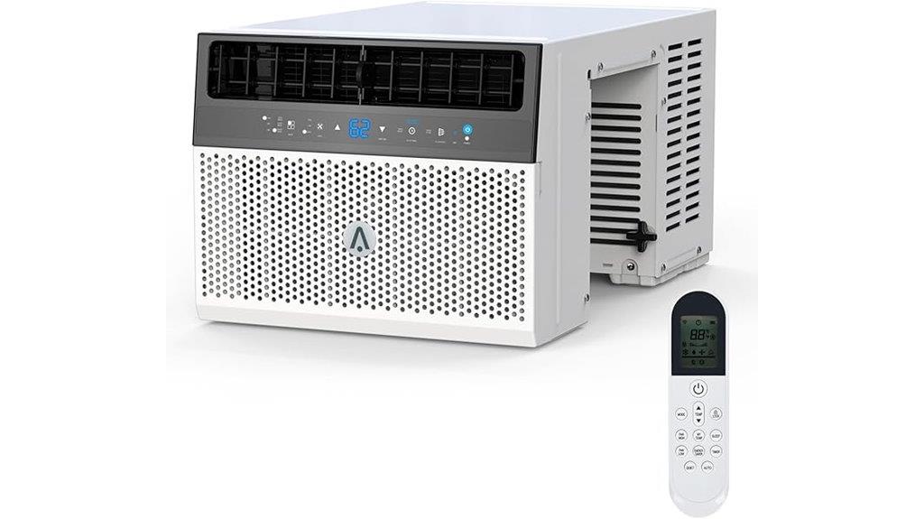 u shaped 8000btu window air conditioner