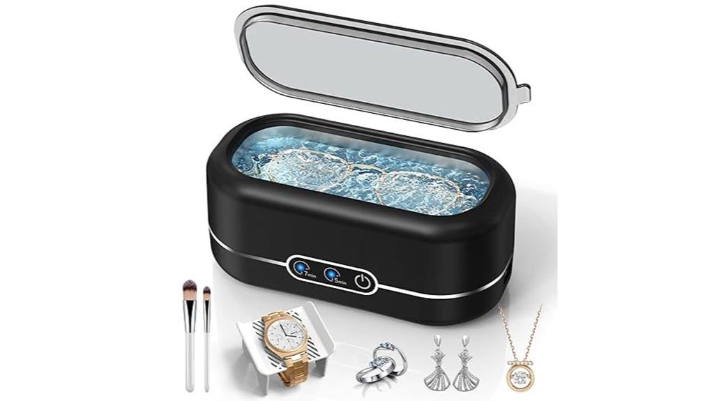 ultrasonic jewelry cleaner with stainless steel pod