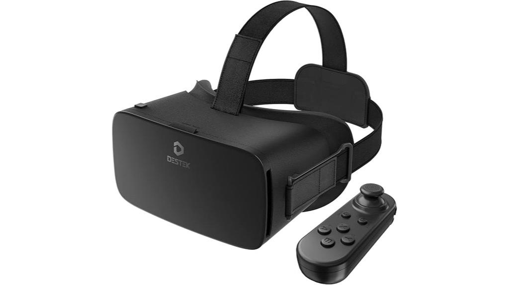 vr headset with controllers