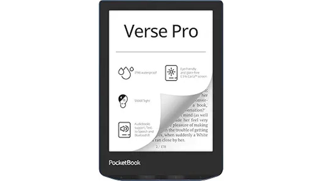 waterproof 6 inch e ink