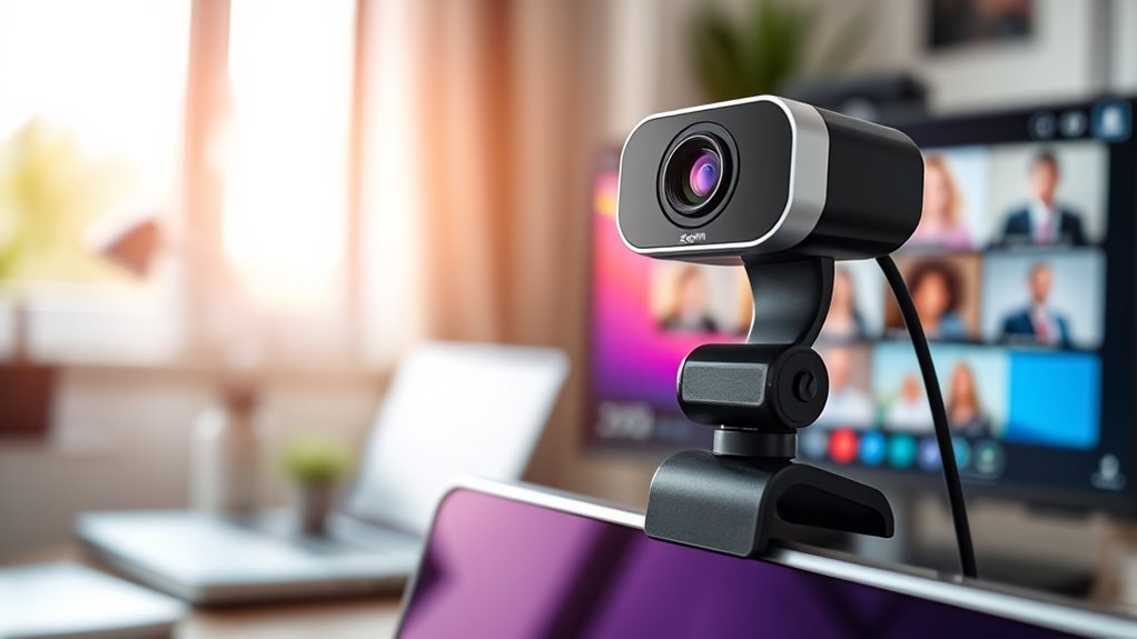 webcam features for meetings