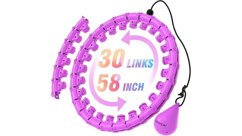 weighted hula hoop for adults