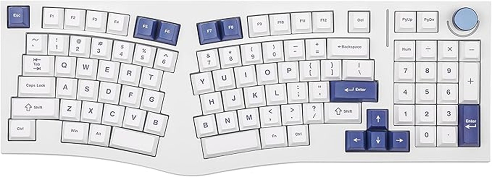 white mechanical gaming keyboard