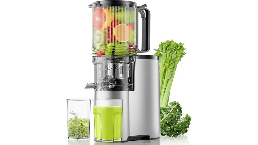 wide feed juice extractor